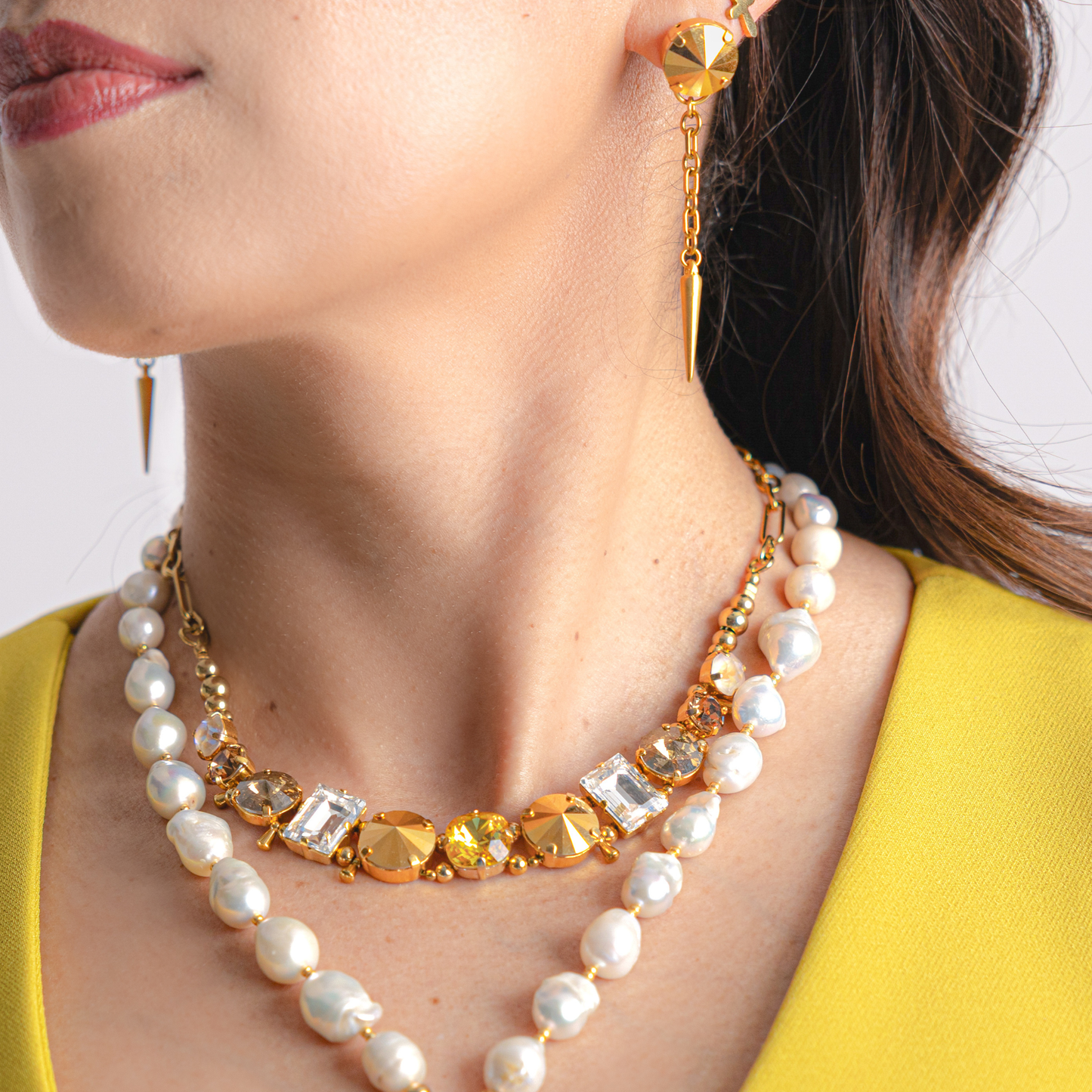Souljewls Gabby Edge Drop Earrings