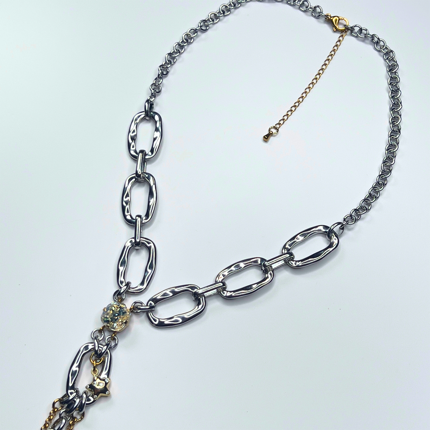 Souljewls Gabby Dual Chain Drop Necklace