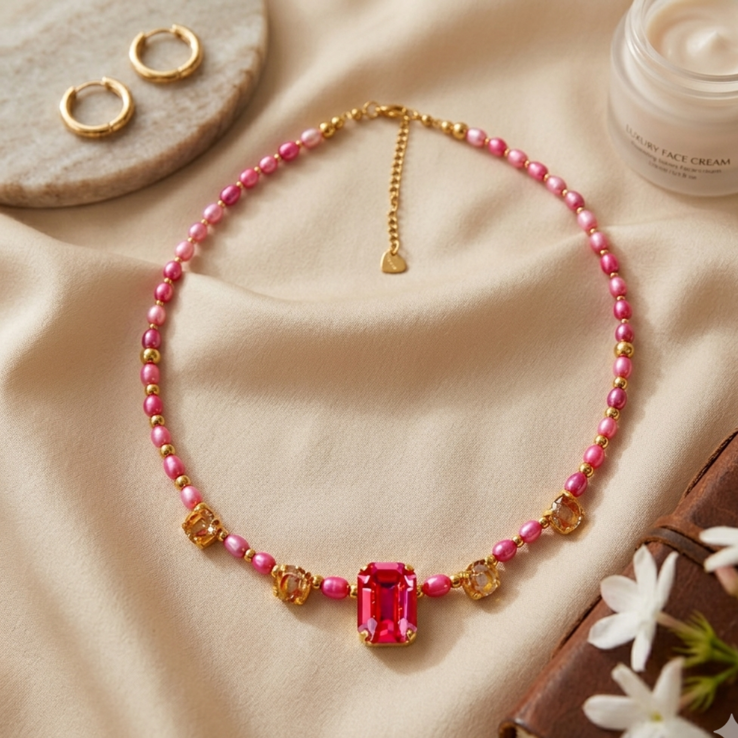 Souljewls Rosa Fuego Necklace