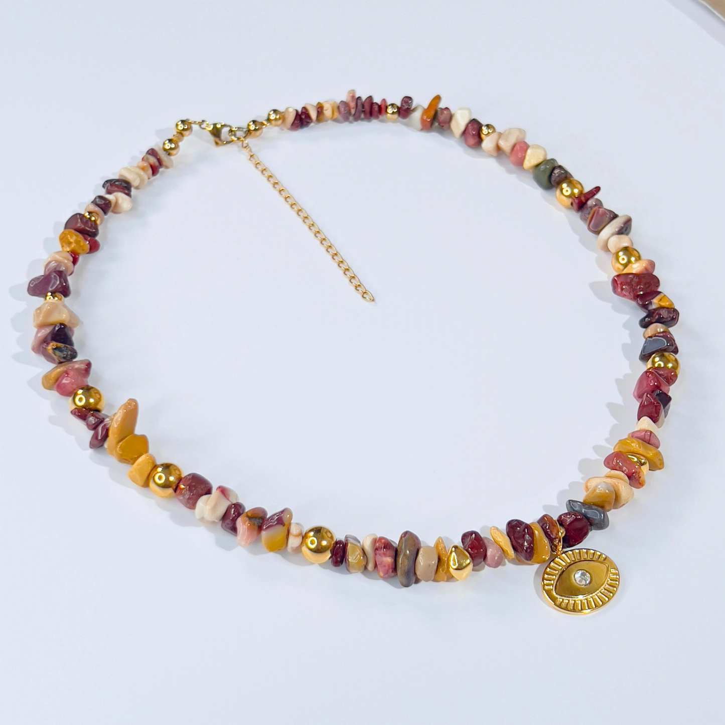 Souljewls “Ojo Protector” Jasper Necklace