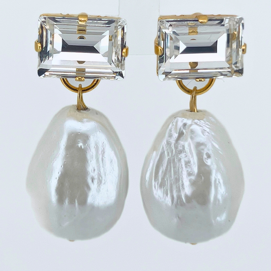 Souljewls Gabby Pearl Drop Earrings