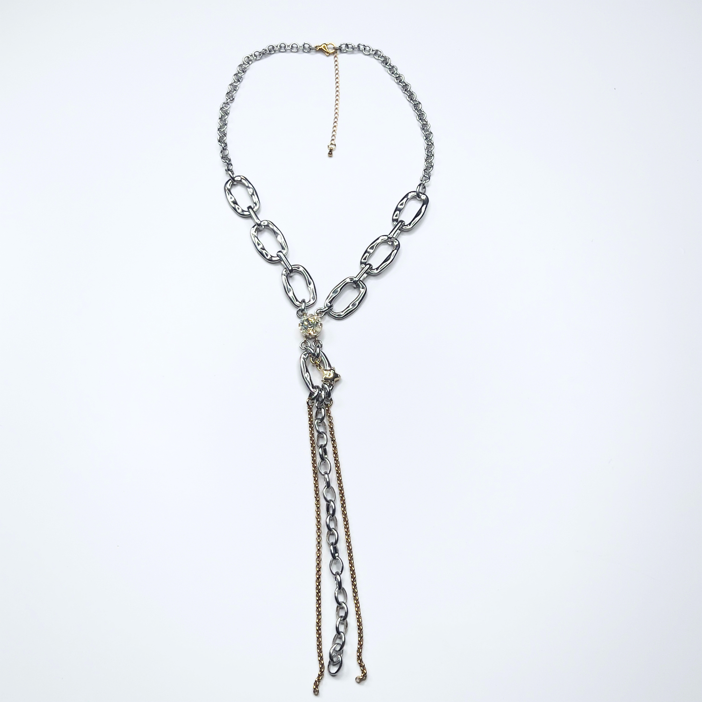 Souljewls Gabby Dual Chain Drop Necklace