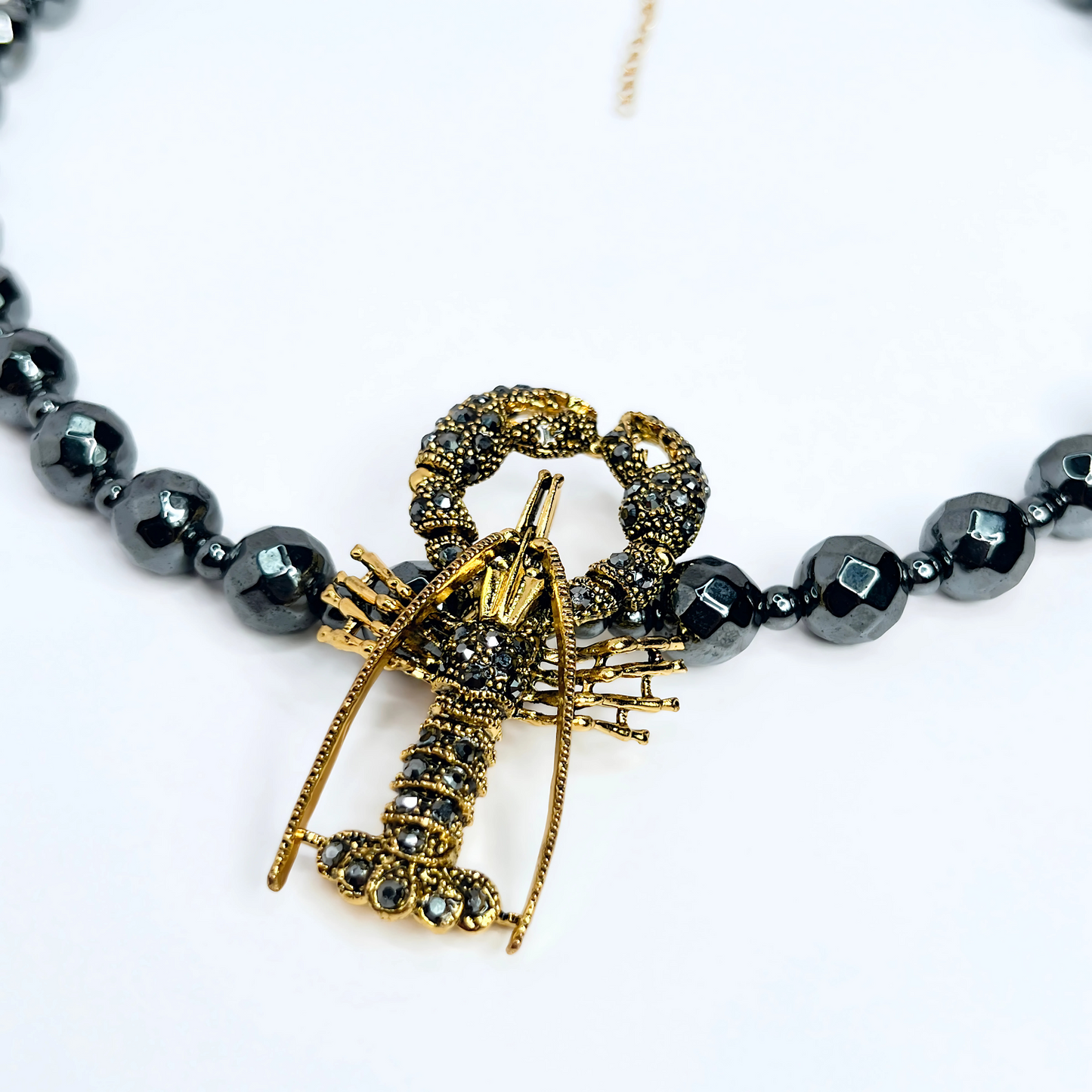 Souljewls – Lobster Claw of Power | Hematite Necklace