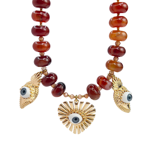Souljewls “Corazón de Fuego” Necklace