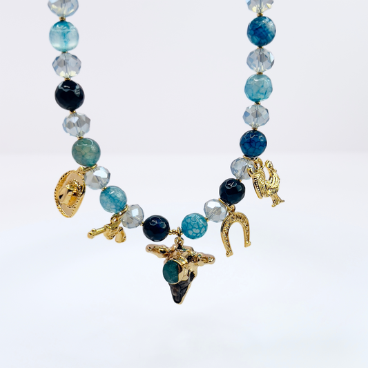 Souljewls “Azul del Vaquero” Necklace